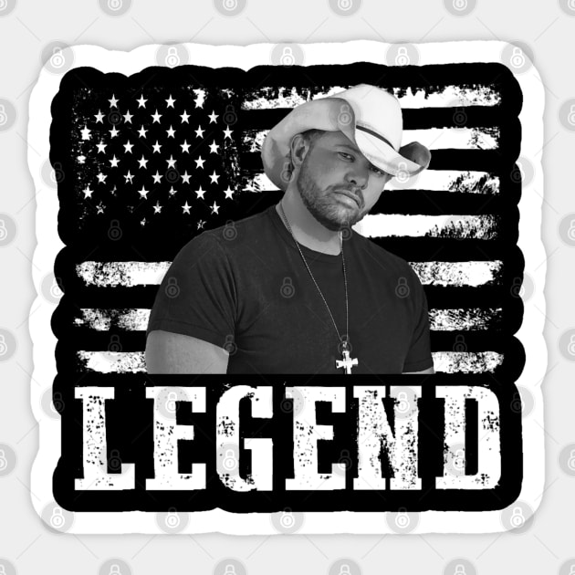 American Toby Flag Keith Music Legend Sticker by anonshirt